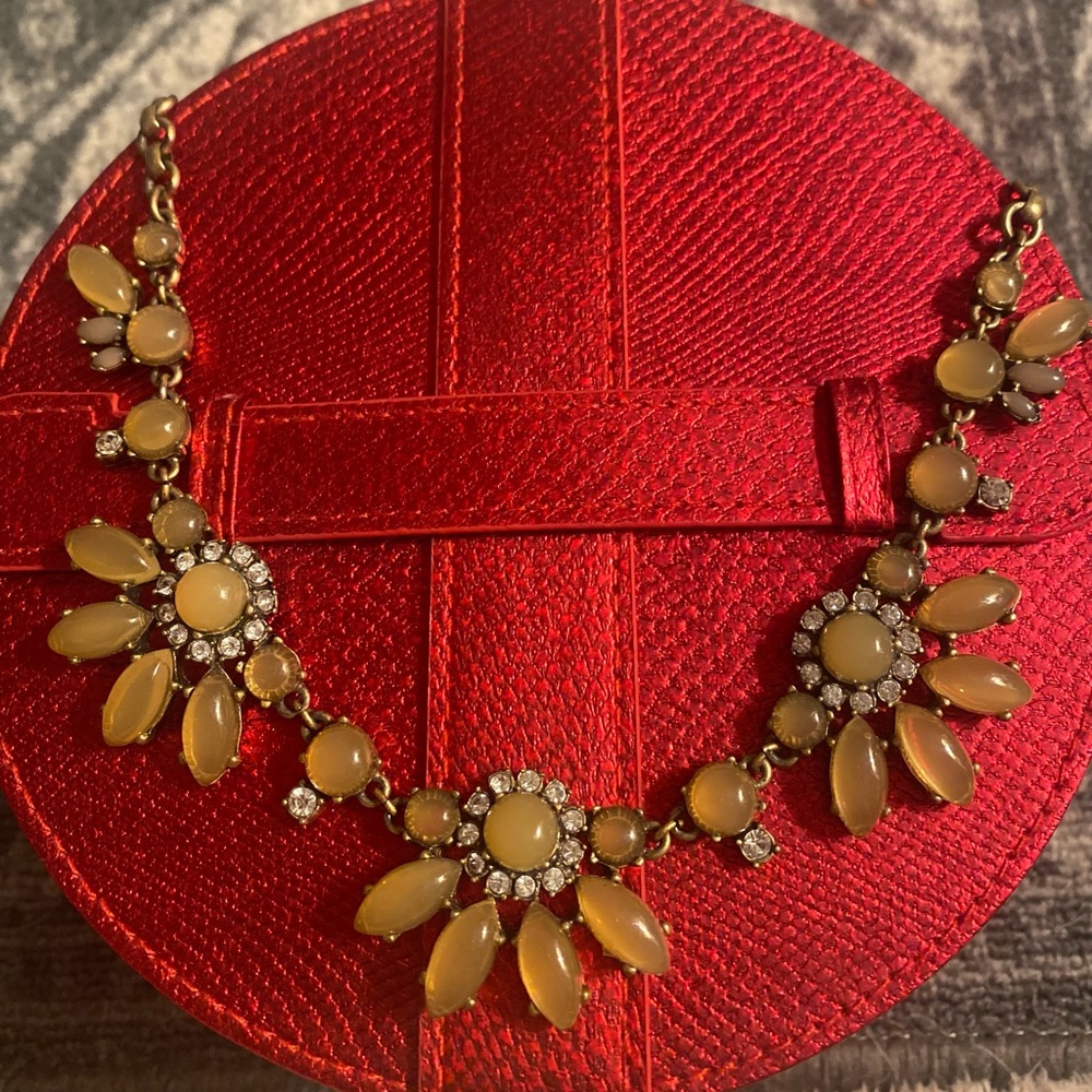 J. Crew statement necklace bling daisy necklace - Picture 3 of 6